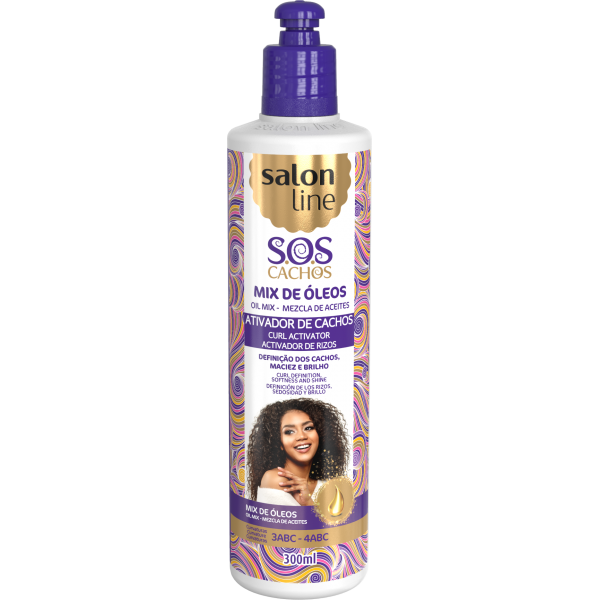 Activator pentru bucle cu mix  de uleiuri SOS, 300 ml, Salon Line